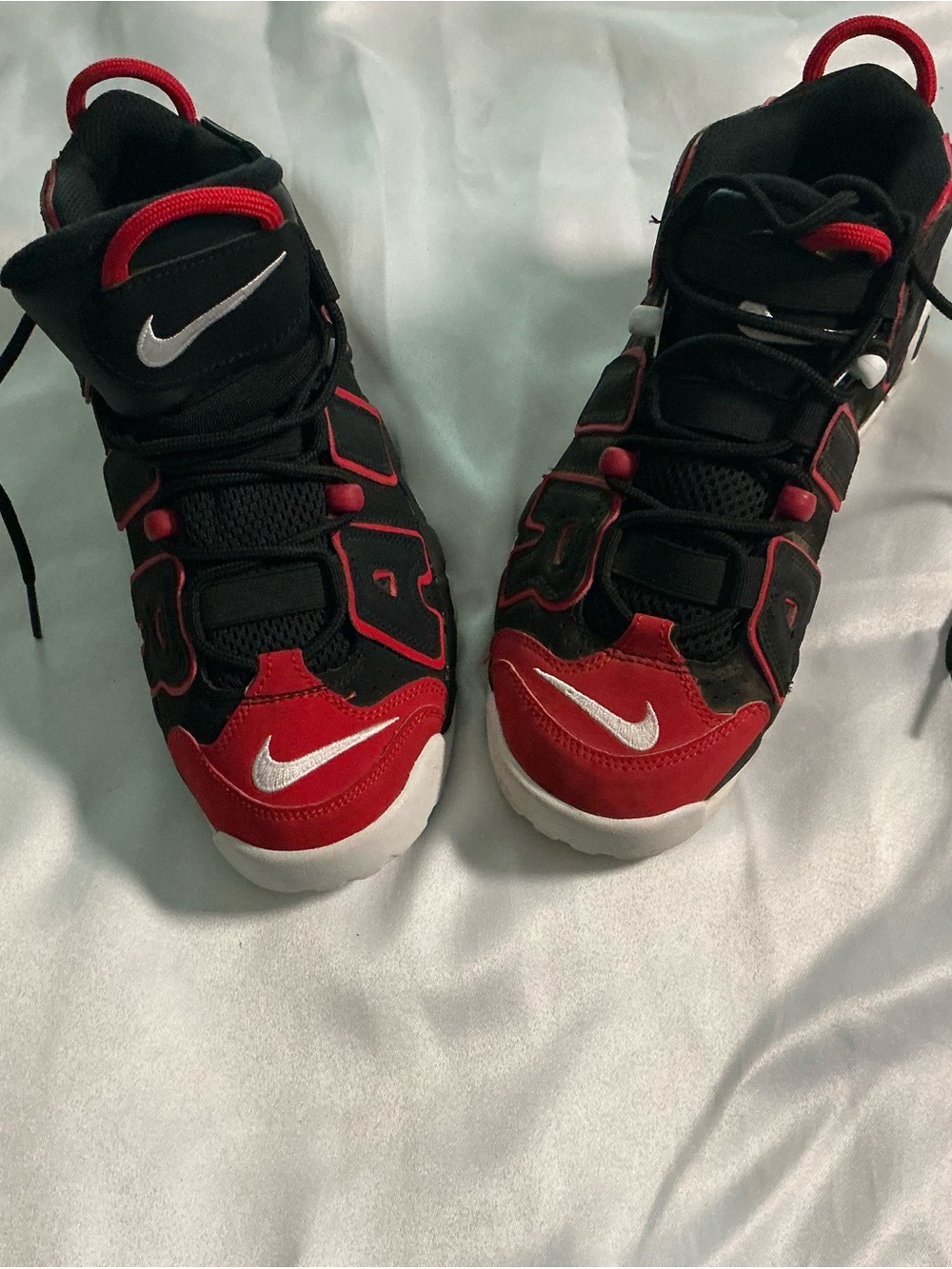 Nike Kids Black and Red Swoosh Athletic Sneakers